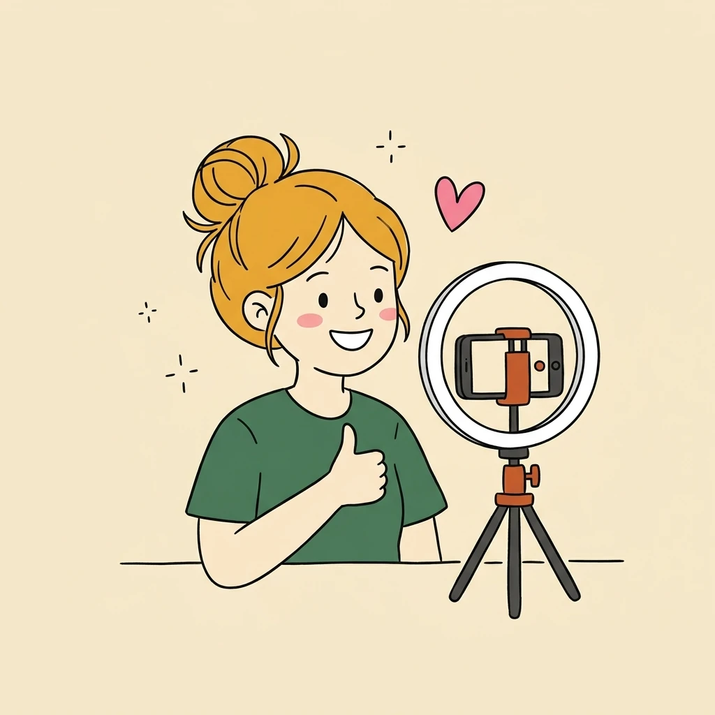 Illustration of a freelance content creators who books with Hardbook